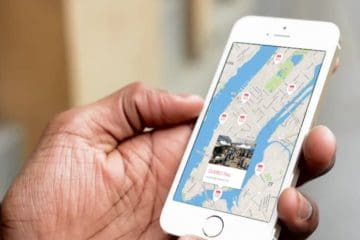 smartphone map NYC