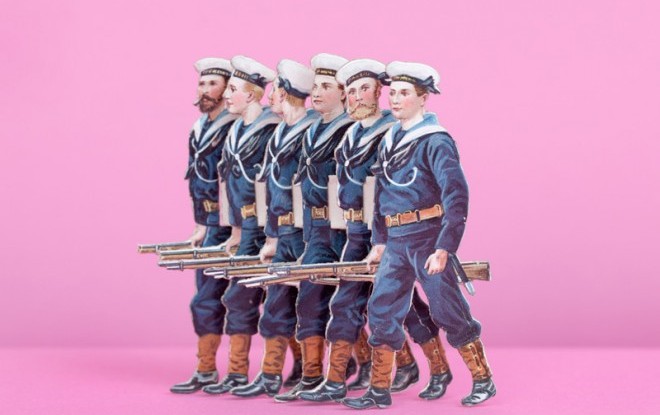 Paper soldiers 1890s