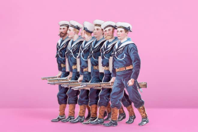 Paper soldiers 1890s