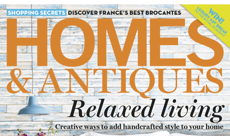 homes and antiques cover