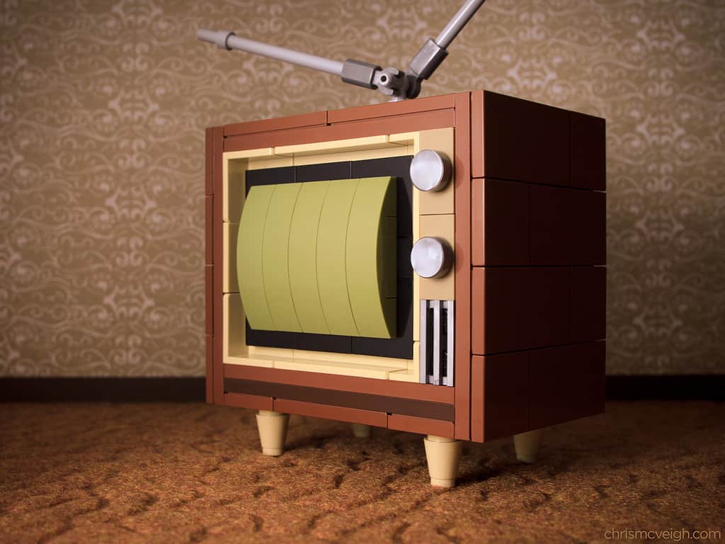 retro LEGO My First TV 60s Edition front 2