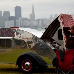 San Francisco treasure island flea market teardrop trailer Tom Hilton
