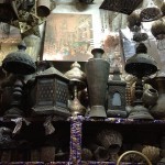 vintage lamps in Cairo flea market