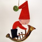 Allen French Horn Christmas Ornament 1955