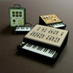 Dan McPharlin Synthesizers Hand made cardboard models by Dan McPharlin