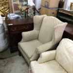 two vintage armchairs by Hock Siong Co Singapore