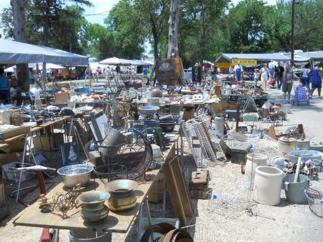 Vintage items for sale at Canton First Monday Trade Days Texas