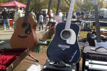 1 guitars at flea market