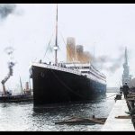 Titanic prepares to leave port Southampton 10 April 1912