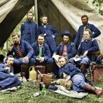 Union Soldiers taking a break 1863