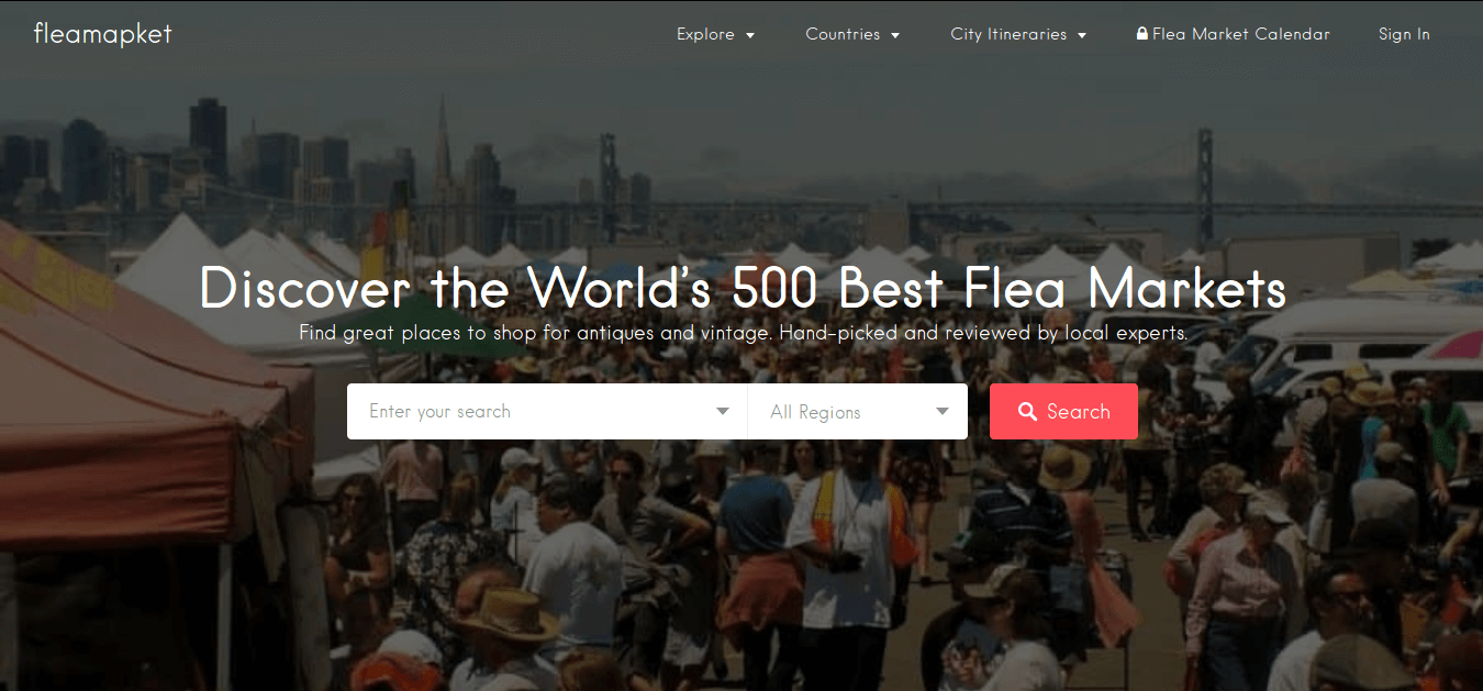 Discover the worlds best 500 flea markets