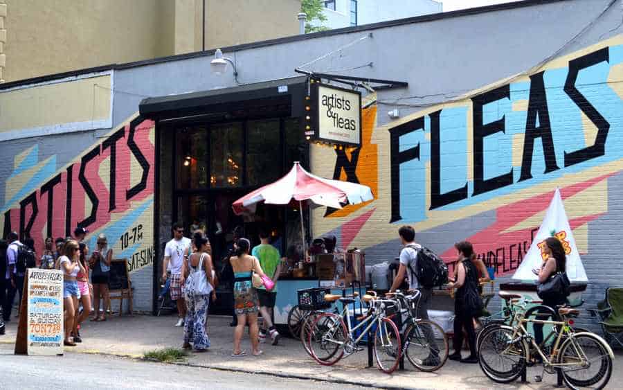 Artists Fleas Williamsburg flea market NYC