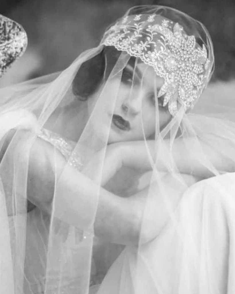 Edwardian Vintage Wedding Veil © Tess Harriss Designs