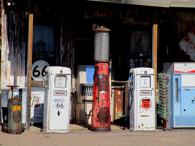 Vintage Gas Pumps © Classic Film